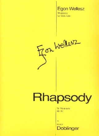 Rhapsody op.87 fr Viola solo