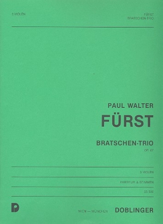 Bratschen-Trio op.67 fr 3 Violen Partitur und Stimmen