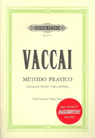 Metodo pratico di canto italiano (+CD) fr hohe Singstimme und Klavier Gesangsstudien