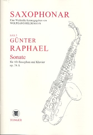 Sonate op.74a fr Altsaxophon und Klavier