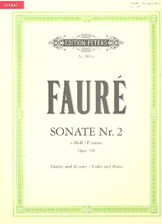 Sonate e-Moll Nr.2 op.108 fr Violine und Klavier