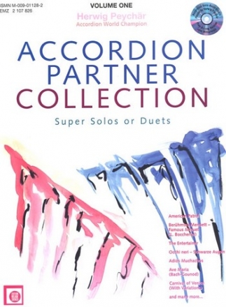 Accordion Partner Collection (+CD) vol.1 super solos or duets Spielpartitur