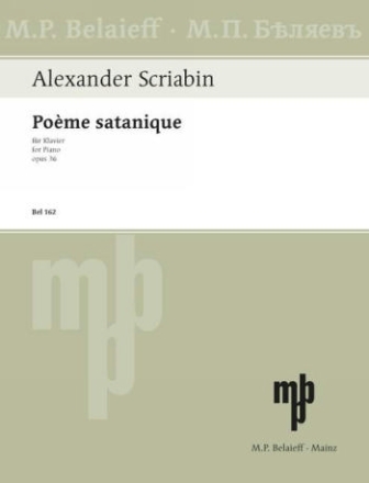 Pome satanique op.36 fr Klavier