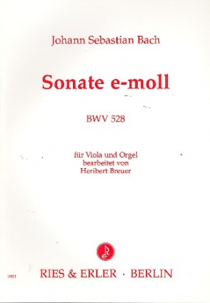 Sonate e-Moll BWV528 fr Viola und Orgel