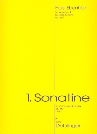 SONATINE NR.1 OP.36,1 FUER VIOLONCELLO UND KLAVIER (1979)