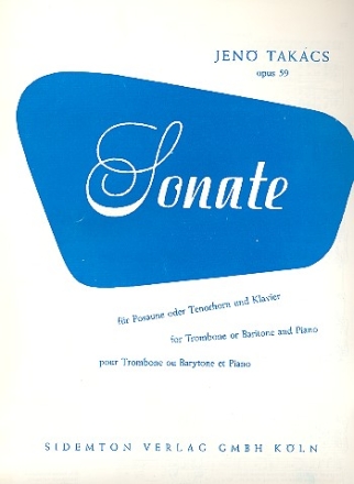 Sonate op.59 für Posaune (Tenorhorn) und Klavier