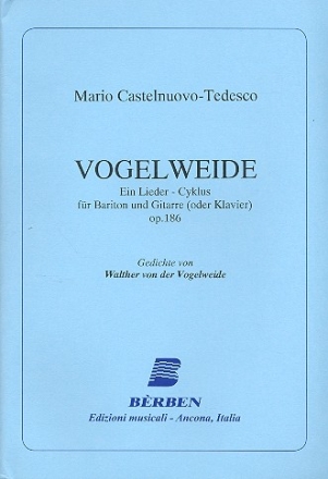 Vogelweide op.186 Liederzyklus fr Bariton und Gitarre (Klavier)
