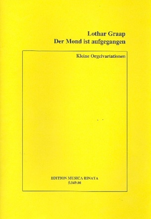 Variationen ber Der Mond ist aufgegangen fr Orgel