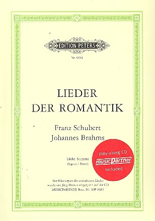 Lieder der Romantik (+CD) fr hohe Singstimme und Klavier Brahms / Schubert