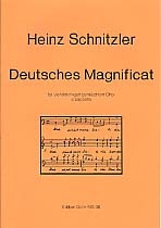 DEUTSCHES MAGNIFICAT FUER GEM CHOR A CAPPELLA   PARTITUR