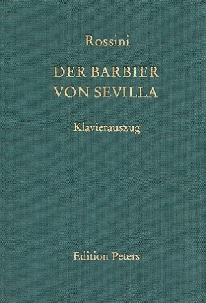 Der Barbier von Sevilla  Klavierauszug (dt/it, gebunden)