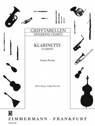 Grifftabelle fr Klarinette (Bhm-System)