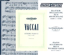 Metodo pratico di canto italiano CD mit der Begleitung zur hohen Gesangsstimme Mitsing-CD