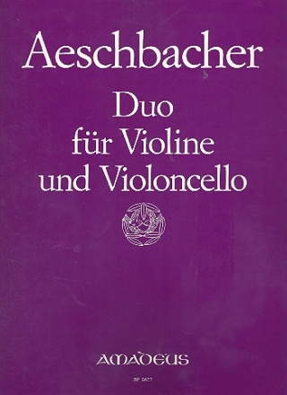 Duo op.26 fr Violine und Violoncello,  2 Spielpartituren