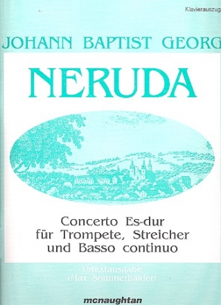 Concerto Es-Dur  fr Trompete, Streicher, Bc  fr Trompete in Es oder B (Horn in B) und Klavier