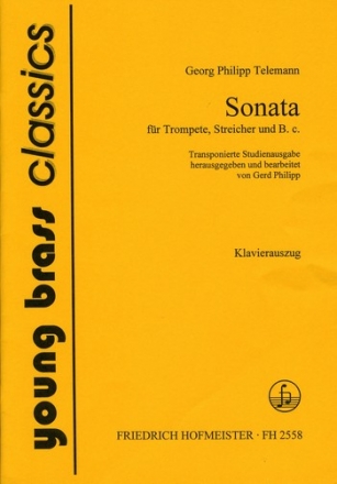 Sonate  fr Trompete, Streicher und Bc fr Trompete und Klavier