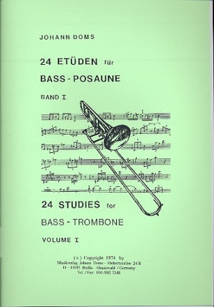 24 Etden fr Bass-Posaune Band 1 fr Posaune