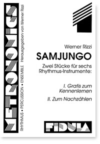 Samjungo 2 Stücke für 6 Rhythmusinstrumente Partitur