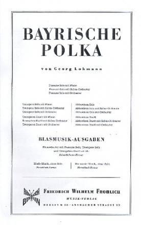 Bayrische Polka fr Posaune und Klavier