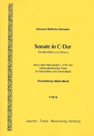 Sonate C-Dur für Mandoline und Gitarre   2 Stimmen