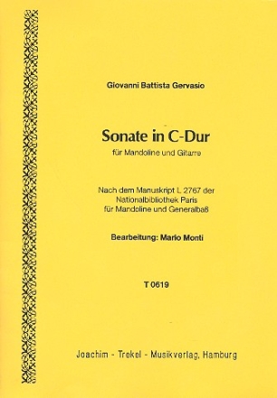 Sonate C-Dur fr Mandoline und Gitarre   2 Stimmen