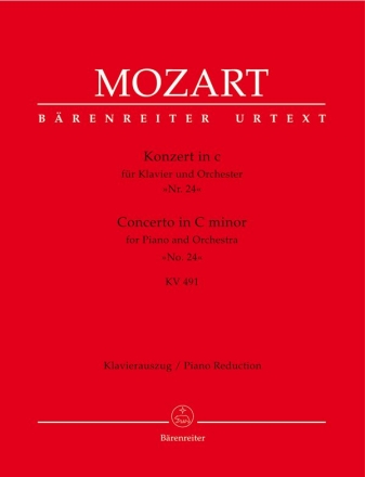 Konzert c-Moll KV491  fr Klavier und Orchester  fr 2 Klaviere