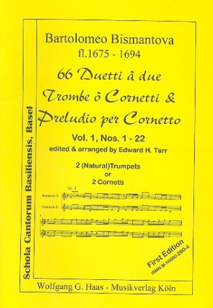 66 Duette Band 1 (Nr.1-22) fr 2 Trompeten Spielpartitur