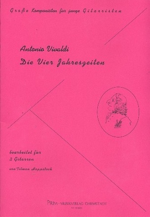 Die vier Jahreszeiten fr 2 Gitarren Spielpartitur