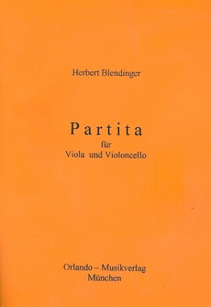 Partita fr Viola und Violoncello Spielpartitur
