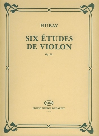 6 tudes de violon op.63