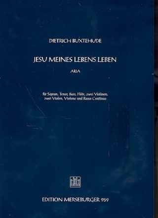 Jesu meines Lebens Leben  fr Soli (SATB) und Kammerensemble Partitur