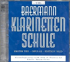 Klarinettenschule Erster Teil op.63 2 CD's (Klavierbegleitung zu Band 4 / 502d) falsche Nummer aufgedruckt (980601)
