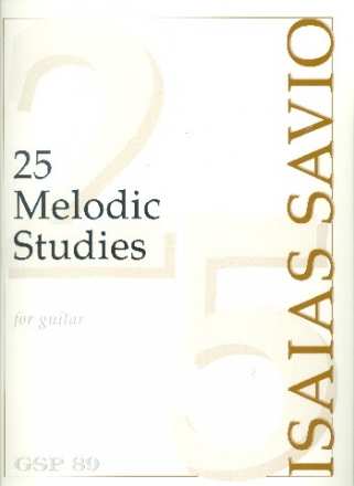 25 melodic Studies for guitar