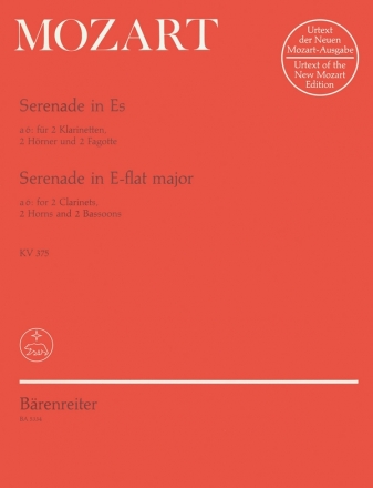 Serenade Es-Dur KV375  6 fr 2 Klarinetten, 2 Hrner, 3 Fagotte Stimmen