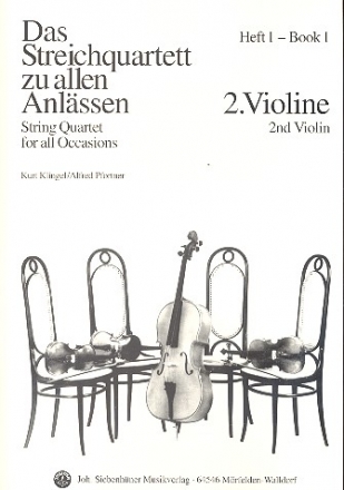 Das Streichquartett zu allen Anlssen Band 1 fr Streichquartett Violine 2