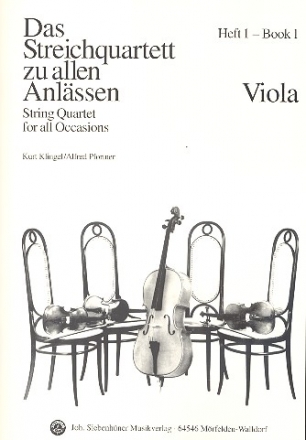 Das Streichquartett zu allen Anlssen Band 1 fr Streichquartett Viola
