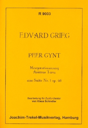 Peer-Gynt-Suite Nr.1 op.46 fr Zupforchester Partitur