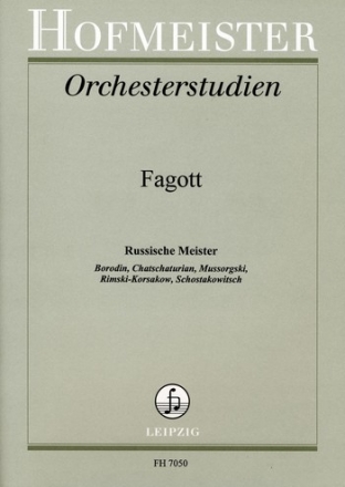 Orchesterstudien fr Fagott Russische Meister