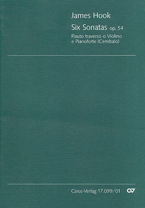 6 Sonaten op.54 fr Flte (Violine) und Klavier (Cembalo)