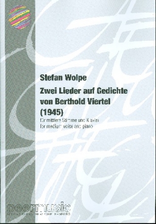 2 Lieder auf Gedichte von Berthold Viertel fr mittlere Singstimme und Klavier