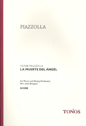 La muerte del angel fr Klavier und Streichorchester Partitur