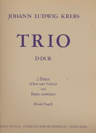 Trio D-Dur  fr 2 Flten (Oboen, Violinen) und Bc