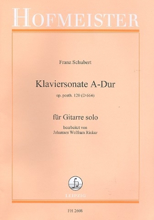 Sonate A-Dur D664 op.posth.120 fr Klavier fr Gitarre