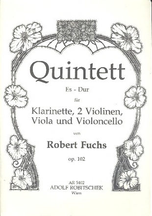 Quintett Es-Dur op.102 für Klarinette und Streichquartett Stimmen