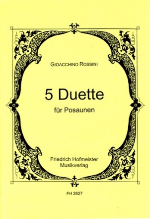 5 Duette fr 2 Posaunen Spielpartitur