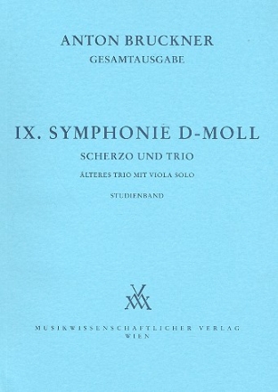 Sinfonie d-Moll Nr.9 Scherzo und Trio (mit Viola solo)  Studienpartitur