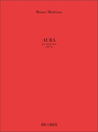 Aura per orchestra (1972) partitura