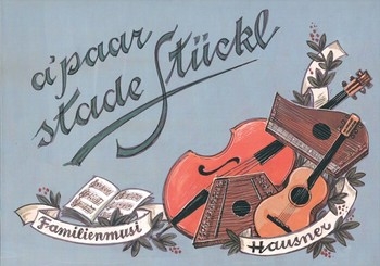 A paar stade Stckl fr Hackbrett, Zither und Gitarre Spielpartitur