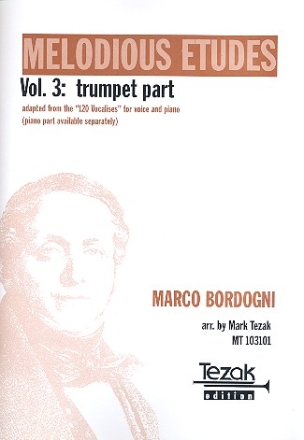 24 melodious Etudes vol.3 Trumpet part adapted from the 120 vocalises