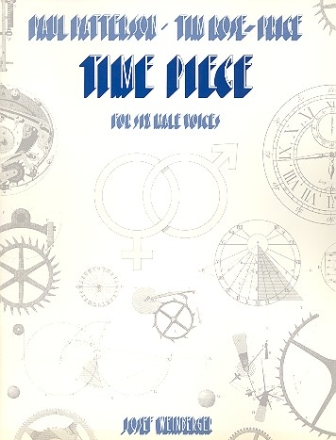Time piece  for 6 male voices (2 Altos, Tenor, 2 Baritones, Bass) score